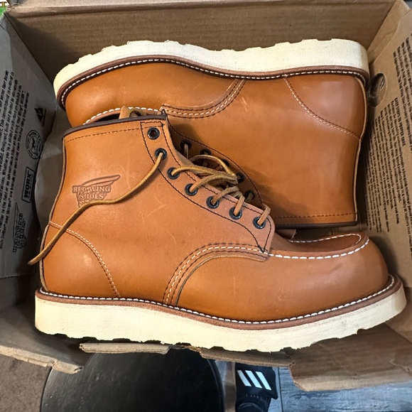Red wing Boots moc toe-Oro Legacy-Brand New in Box - Picture 2 of 7